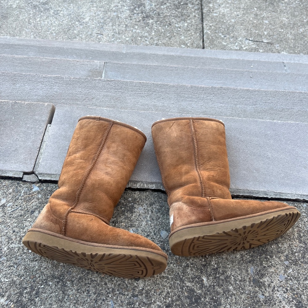 Brown Suede Boots